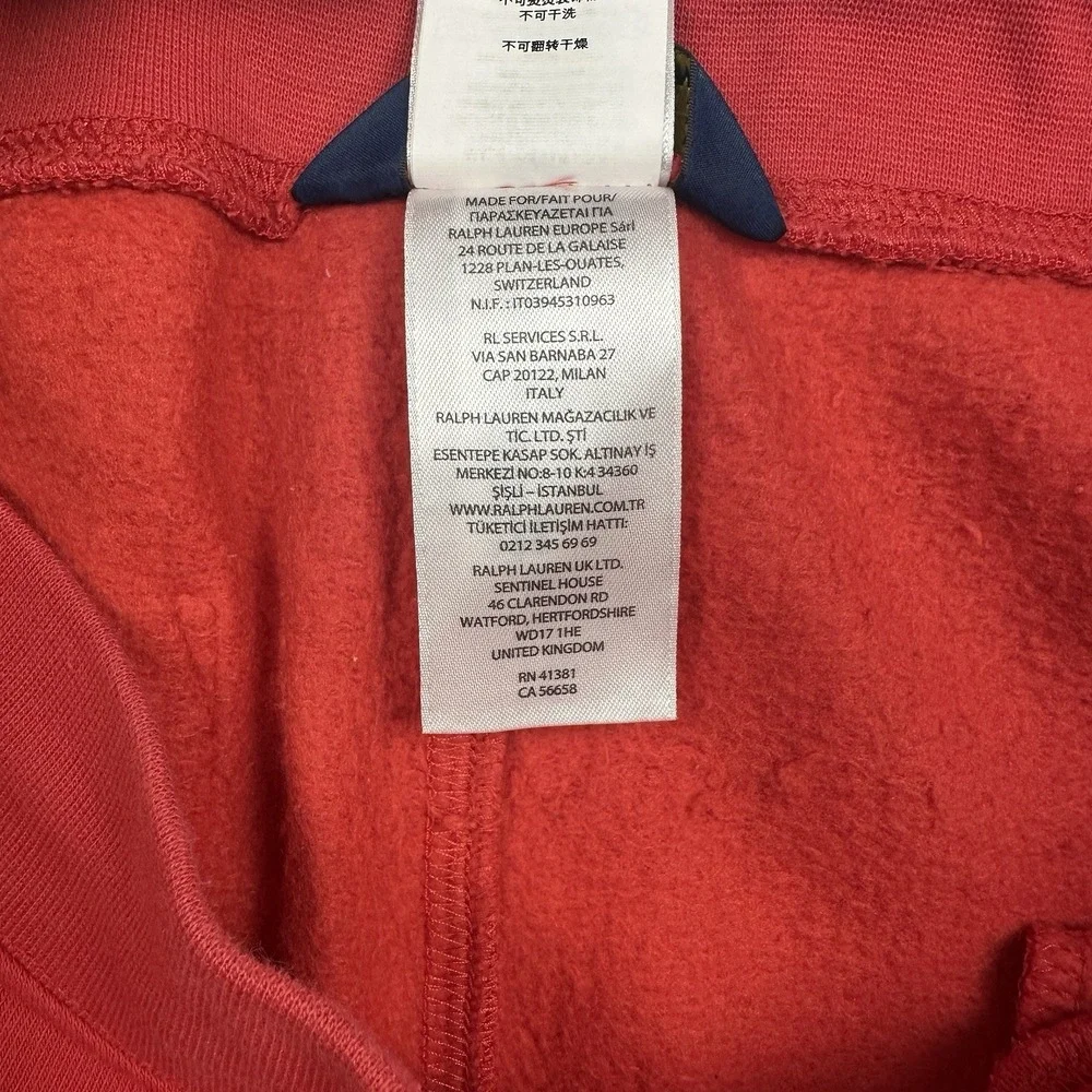 Polo Ralph Lauren Red Shorts Rainbow Pony Logo Boys‎ Size L (14-16)
